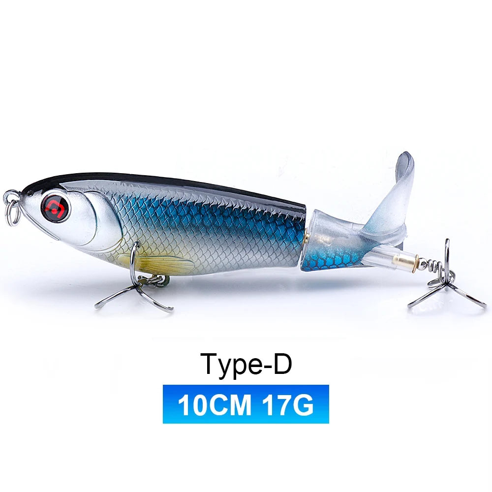 Whopper popper coloris vert-bleu, taille 100mm/17g
