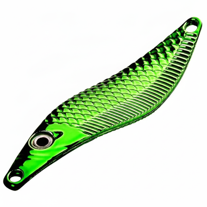 VIB Aorace coloris vert, sans hameçon, vue studio sur fond blanc